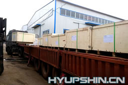Flanges Plywood box Loading
